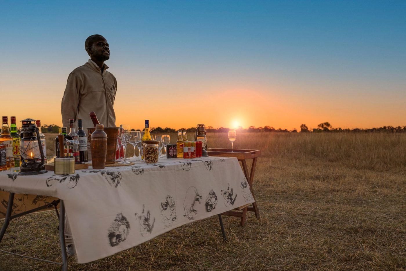 Sundowner in the bush — Ronberry Lodge