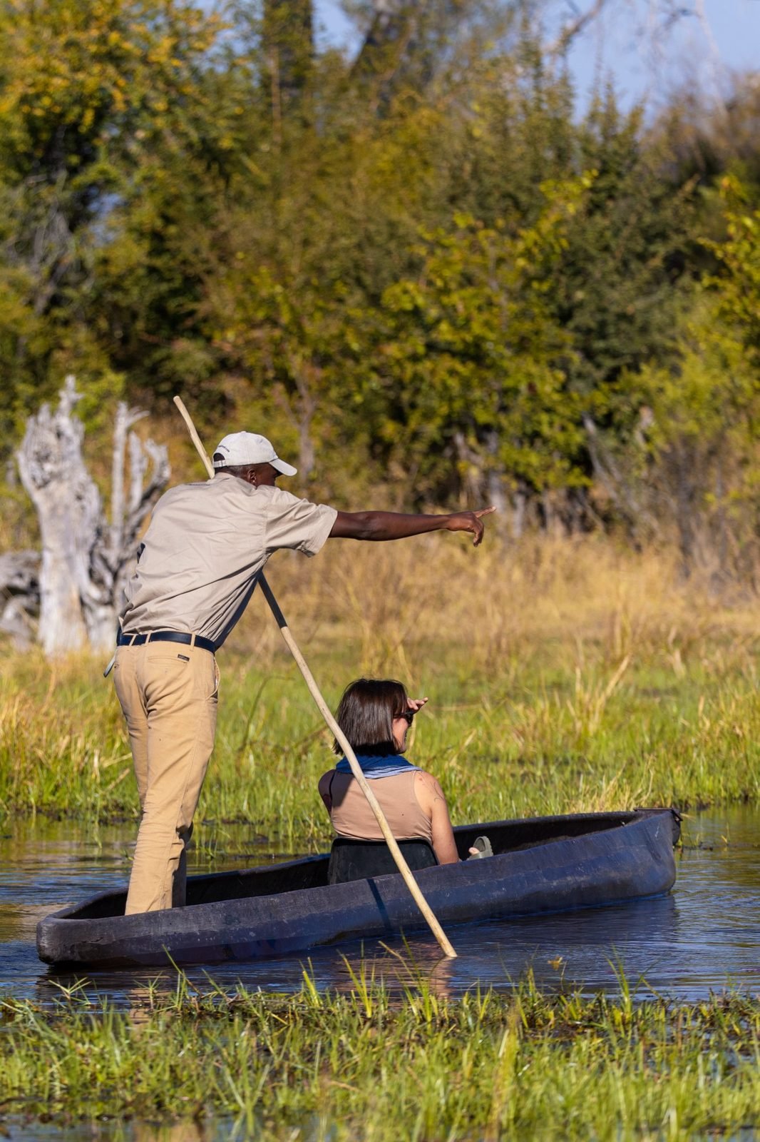 Mokoro excursion — Camp Khwai Okavango Delta
